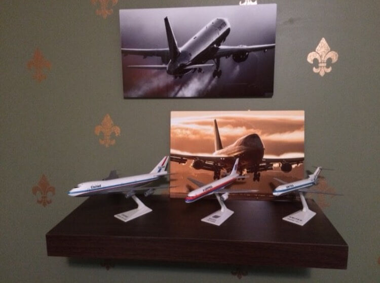 Customer-submitted photo of prints they purchased, as displayed in their home.