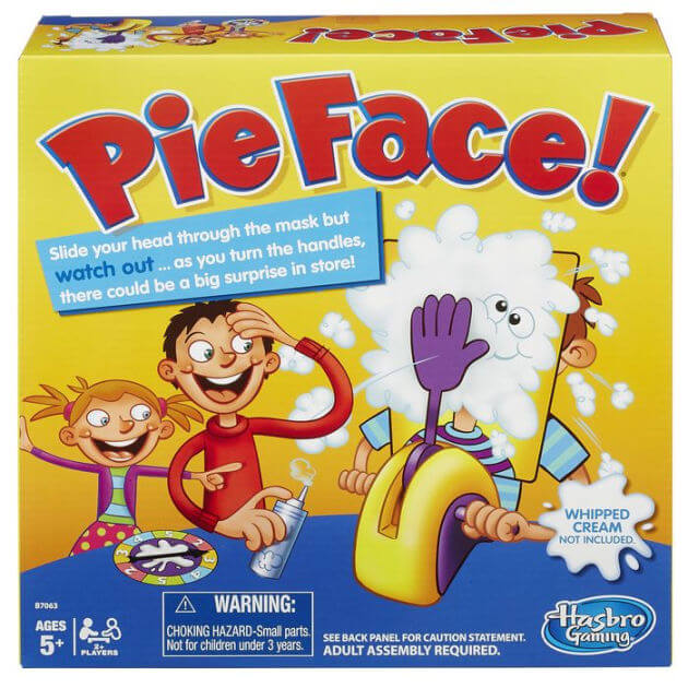 The original pie face game