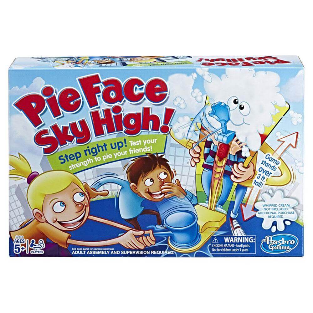 Sky high pie face game
