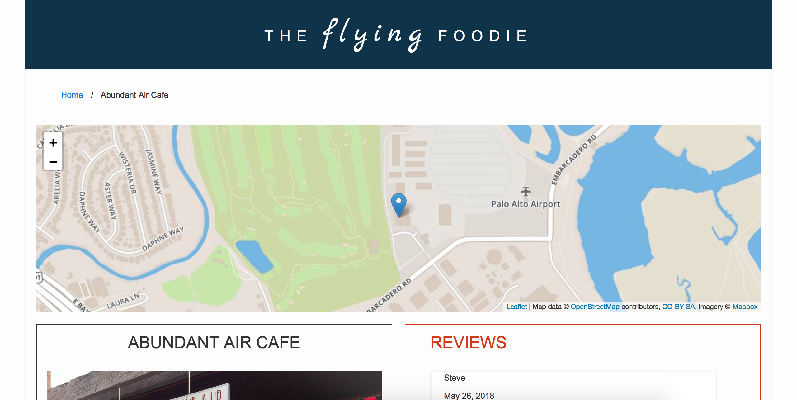 Restaurant Reviews App